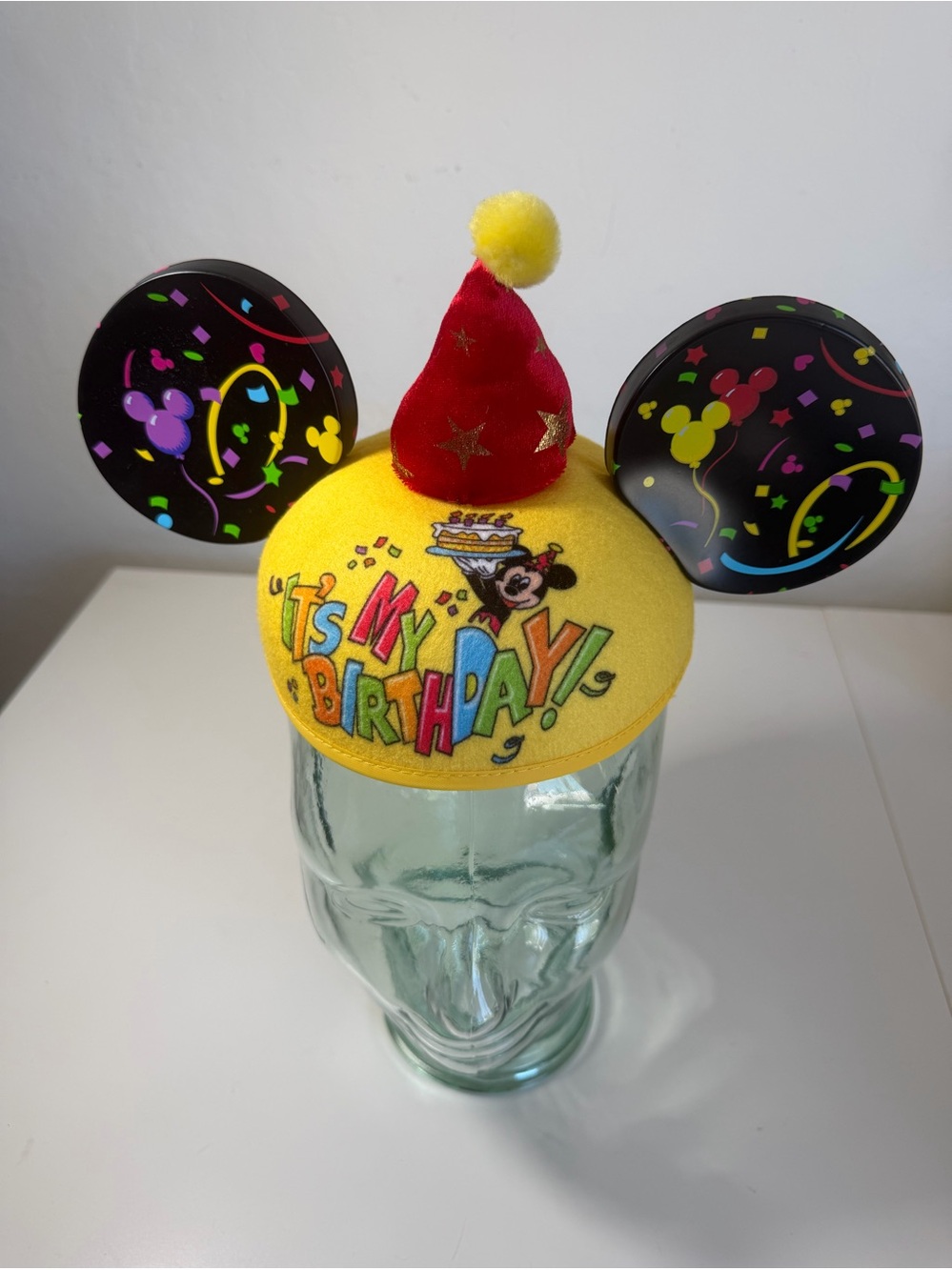 3/$24 Disney Parks "It's My Birthday!" Mickey Mouse Ear Hat Celebration Topper